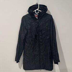 Columbia Women's Black Hooded Puffer Jacket